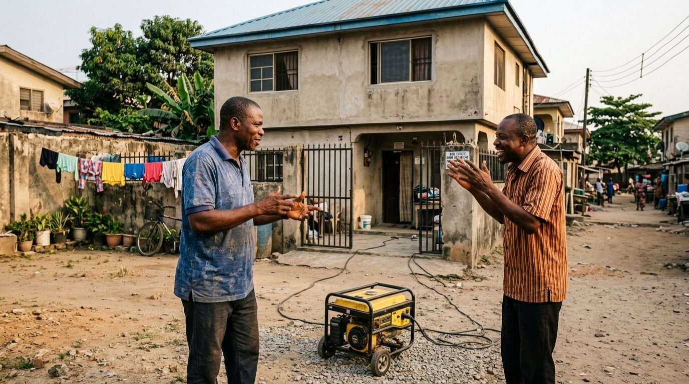Satire: Two Neighbors, One Generator, and a War for the Ages